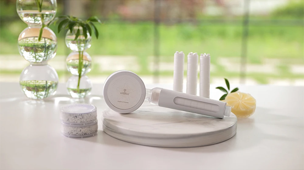 Korea Led Dual Filter Shower Head With Vitamin C And Sediment Filter