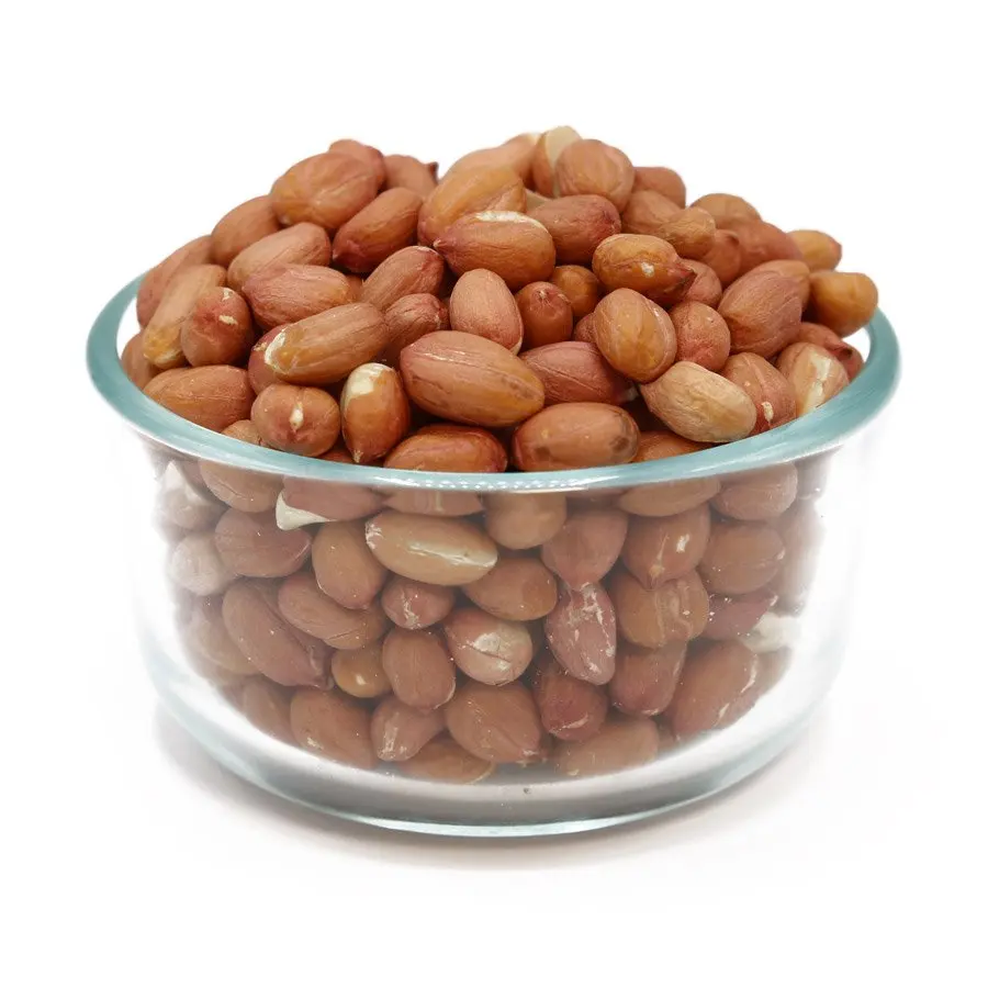 High Quality Blanched Dried Red Skin Grade a Peanut KBS Brand 12 Months Shelf Life 25kg Packaging Food Use
