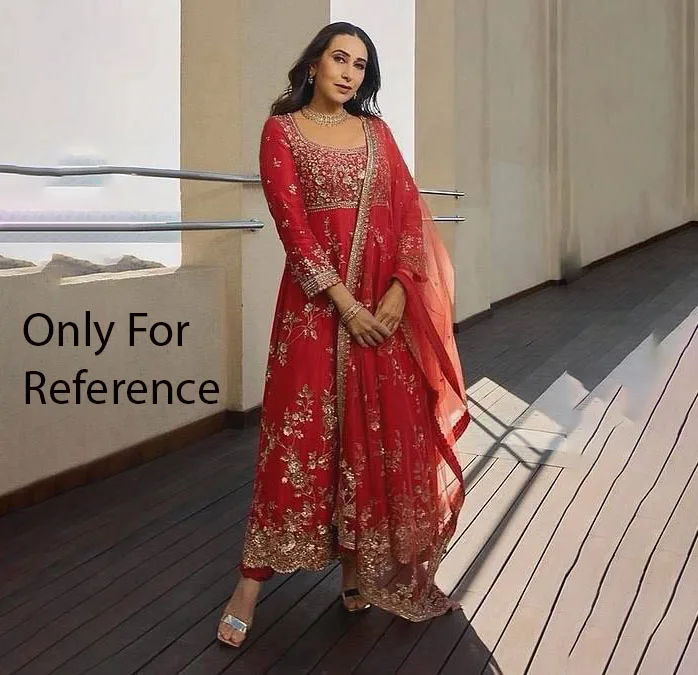 New Red Designer Full Sleeve Beautiful Casual Women's Suit Dress Abaya Dress Hot Selling Indian Pakistani Wedding Wear Party Wea