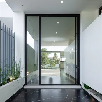 Aluminum Glass Doors   Modern Design with Translucent Glass   Secure with Multi-Point Locking   Weather-Tight Seal