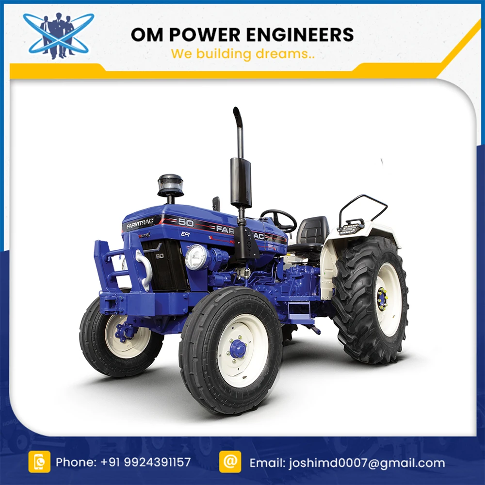 Multi-Functional Powerful Tractor FARMTRAC 50 POWERMAXX Best Price Agricultural Farming Tractor From India