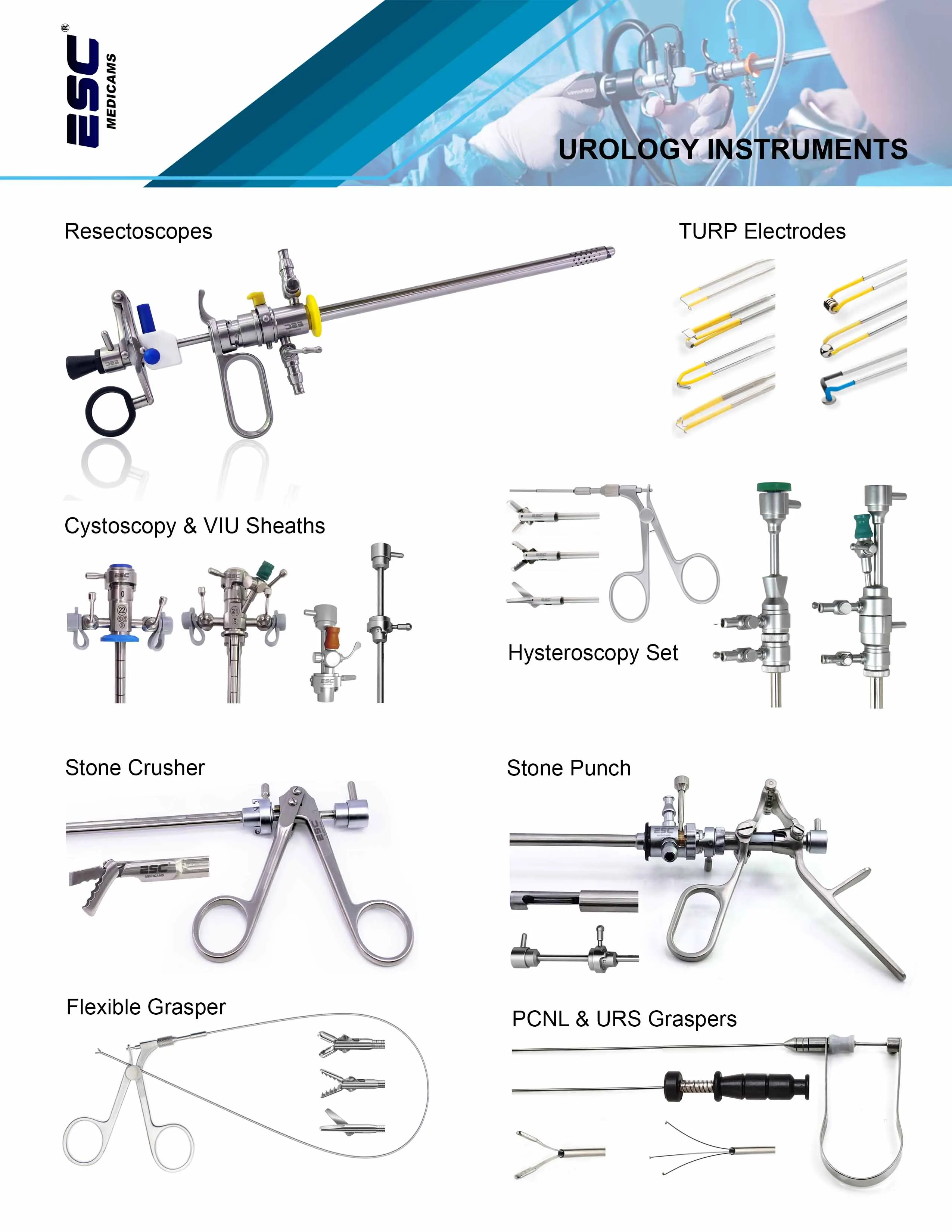 Urology Electrode Hysteroscopy Bipolar Monopolar Hook Ball Loop Semi