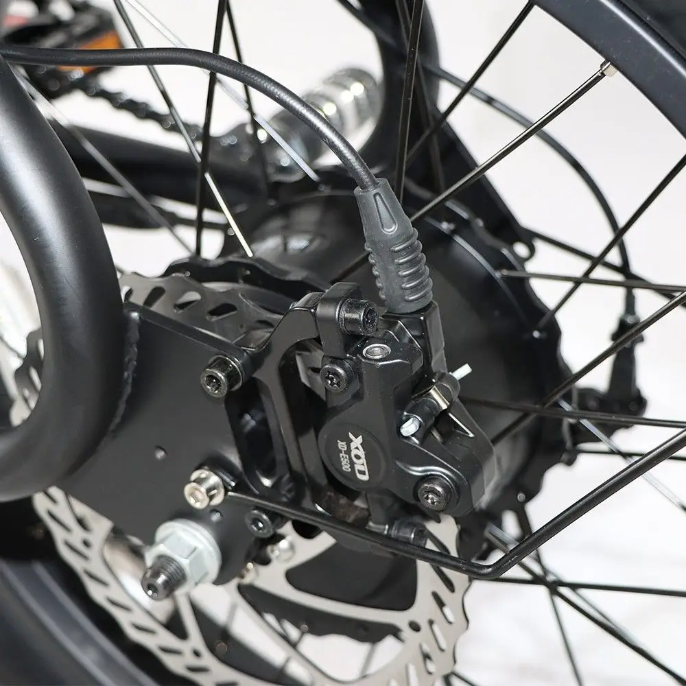 HOTTECH 48V 250W Electric Mountainbike with 20 Fat Bike B66 Steel Frame 15Ah Battery 7-Speed Tektro Disc Brakes Full Suspension