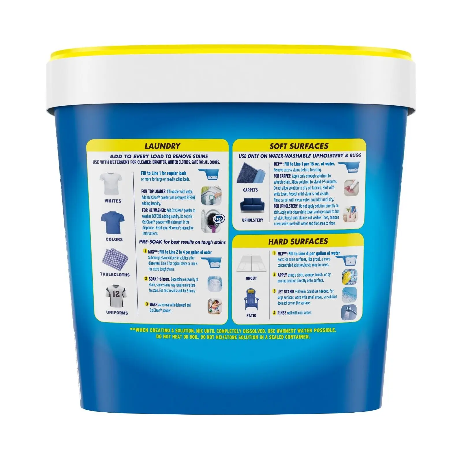 4 Oxiclean Laundry Oxi Clean Stain Remover Spray Refill 56 Oz Lot