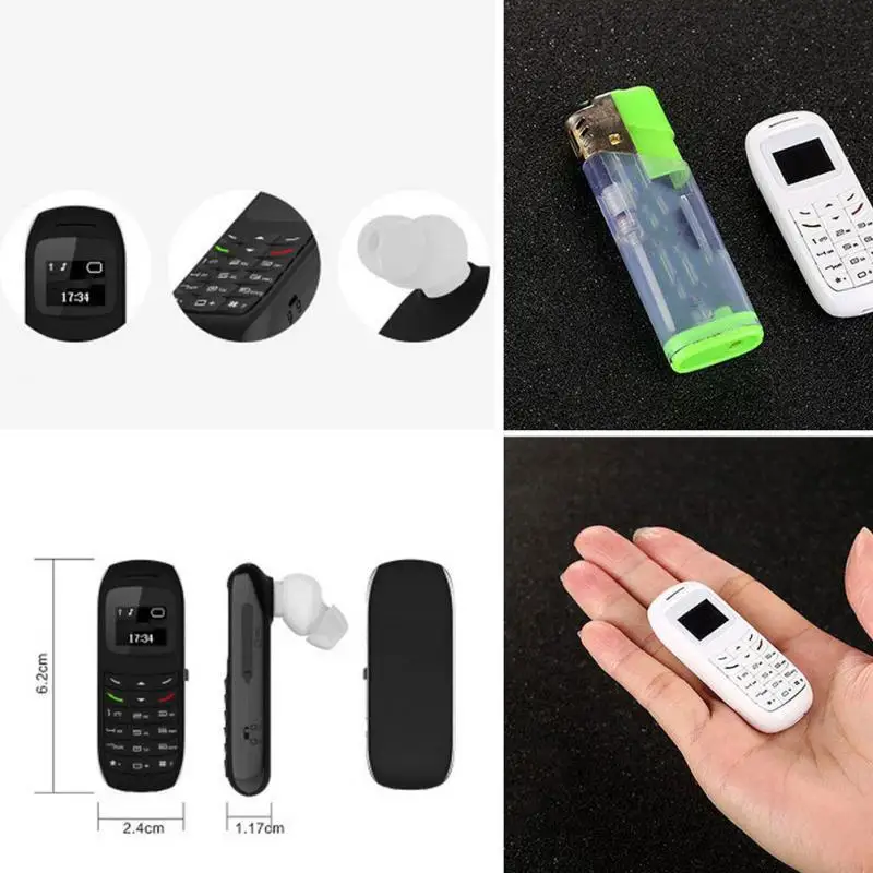 L8STAR BM70 Mini Phone with 0.66-inch OLED Display Dual SIM Card Feature for Bluetooth Dialer Ready to Ship Factory Shipment