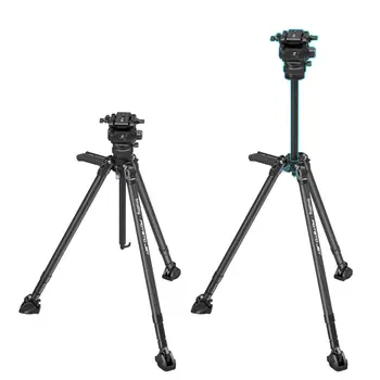Small Rig 4259 Tribex Hydraulic Carbon Fiber Tripod Kit, Fast Extend Camera Video Tripod with 4-Step Counterbalance Fluid Head detail image