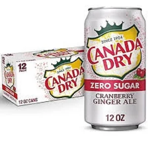 Canada Dry Sugar-Free Regular 355ml Soda Best Seller Carbonated Drinks with Bulk Bottle Packaging Primary Ingredient