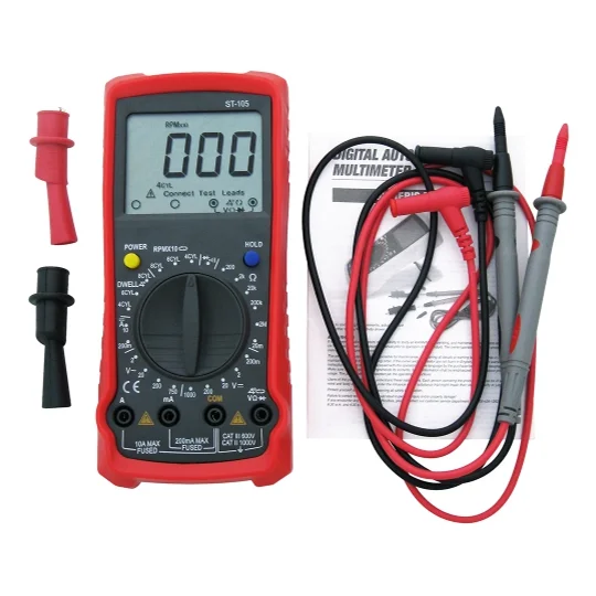 St105 2000 Counts Portable Digital Multimeter Richmeters Manual Ranging 