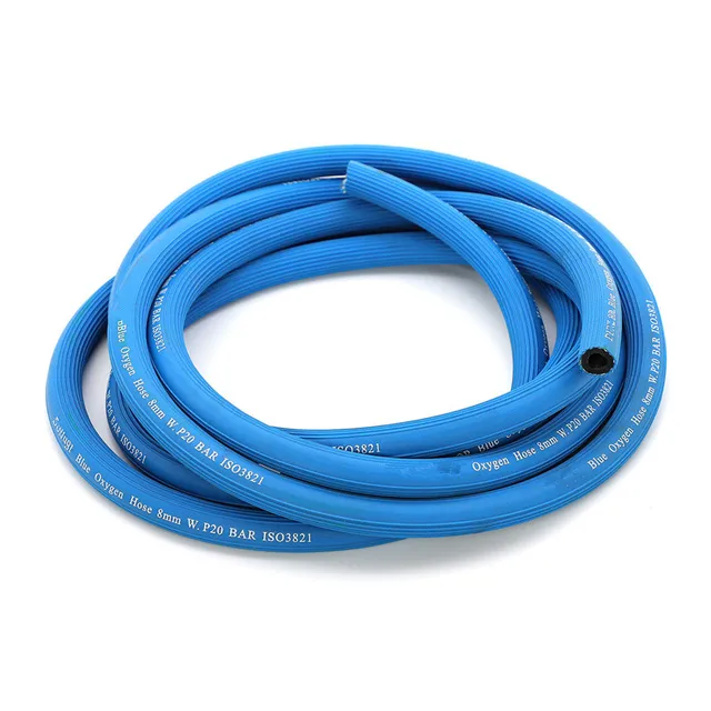 High Quality Twin Welding 20bar 300psi Air Water Fuel Oil Steel Wire Braided Hydraulic PVC Flat Plastic Rubber Hose