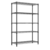 Powder-Coated: Black