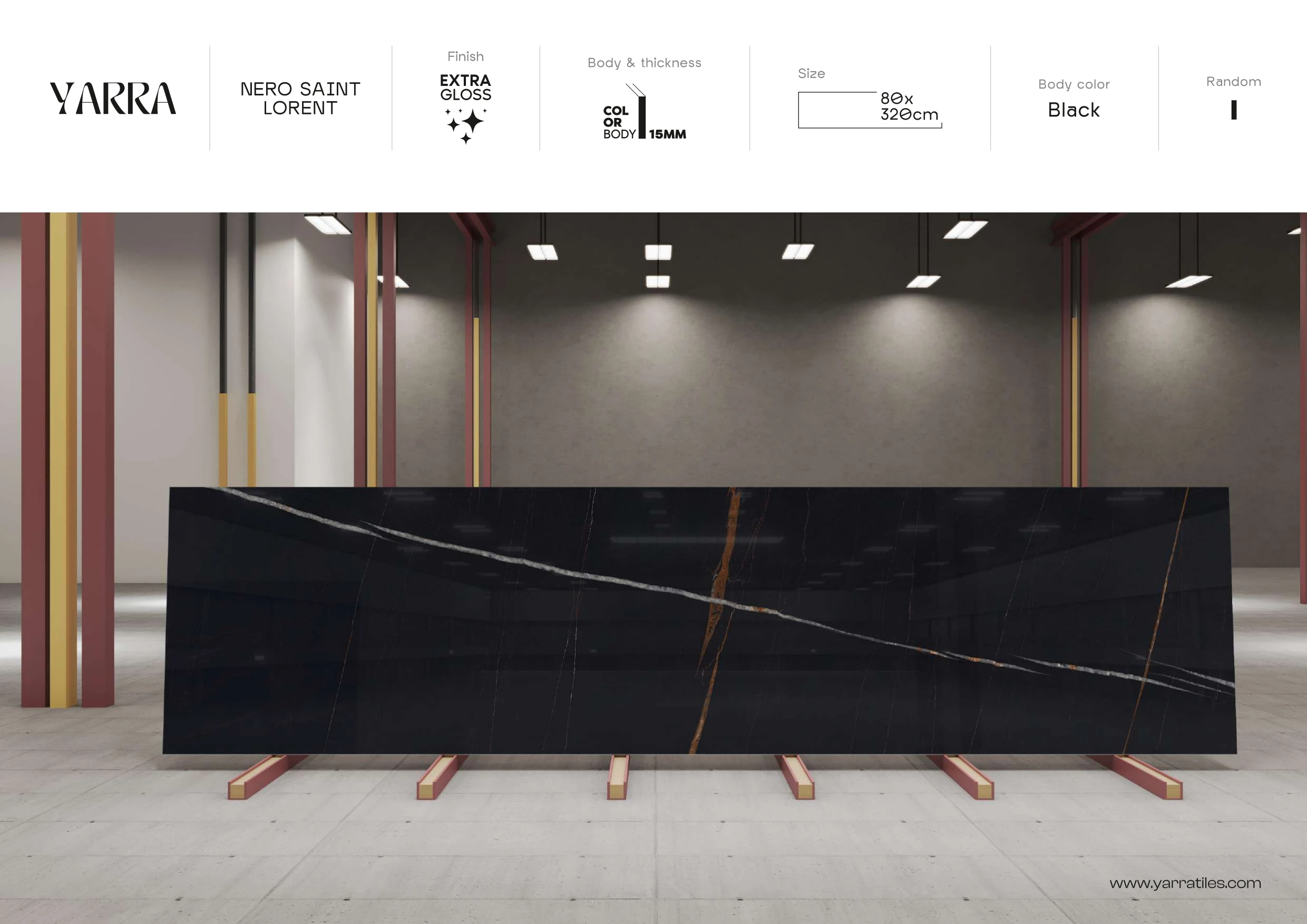 White Matte Surface Marble Look 800 X 320015mm Infinity Black Bathroom