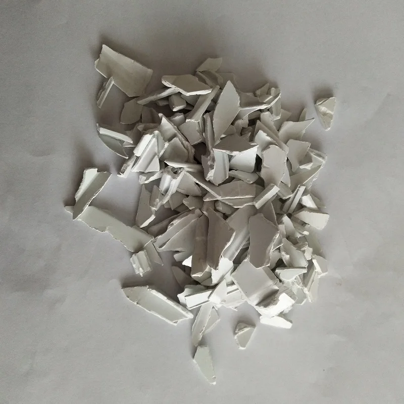 2021 Good Quality Recycled Pvc Crush Scrap Gray And White Color For