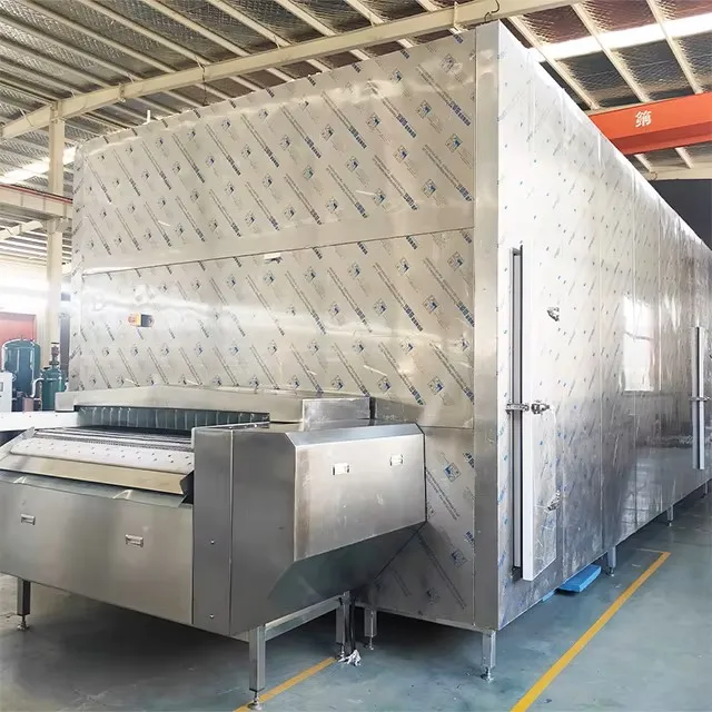 Continuous quick-freezing tunnel high-speed freezer for fruits, vegetables and meat