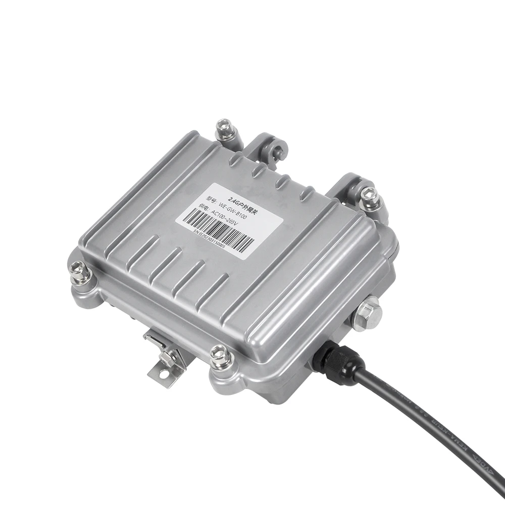 Weclouds iot 2.4Gmesh Outdoor light gateway industrial-grade IoT mesh  supports ETH Ethernet 4G wireless communication networking