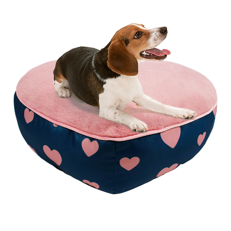 Custom designer  washable plush round luxury dog bed sofa beds for pets