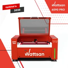 Wattsan 6090 PRO 600*900 mm CNC CO2 Laser Cutting Engraving Machine Wood Acrylic Leather Fabric Sizes 6090 1290 1610