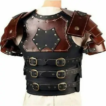 Muscle Body Armour Cuirass With Brass Accents | Adult Size Greek ...