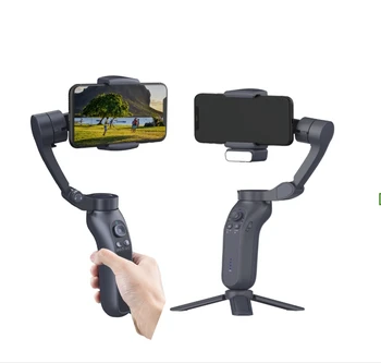 L7Bpro 3 Axis Gimbal Stabilizer for Smartphone AI 360 Rotation Face Tracking VLOG Selfie Stick With Tripod detail image