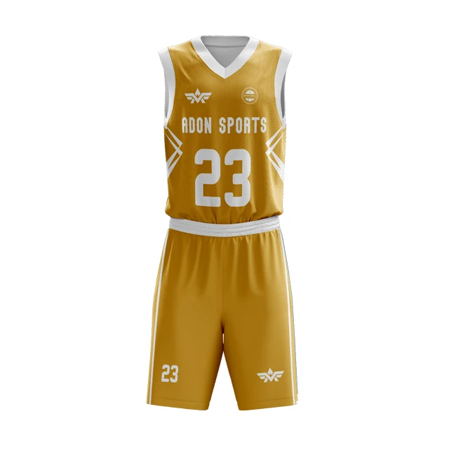 2022 High Quality Wholesale Reversible Basketball Jersey Uniform Set With Full Digital