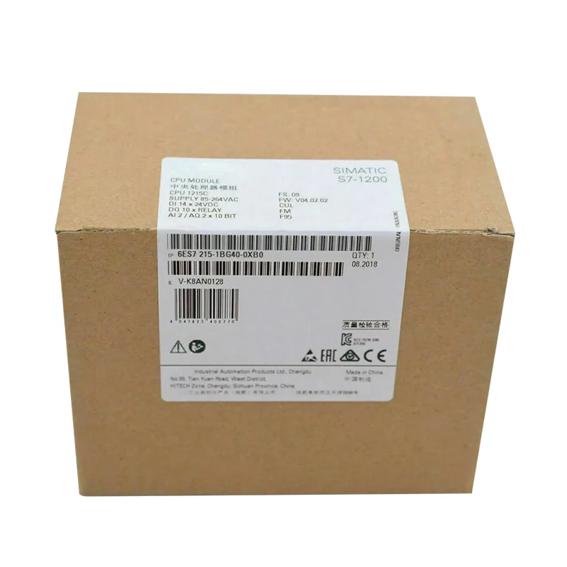 Совершенно новый, подлинный, нераспечатанный релейный компактный модуль ЦПУ 6ES7215-1BG40-0XB0 в наличии; экспресс-доставка; надёжные продавцы