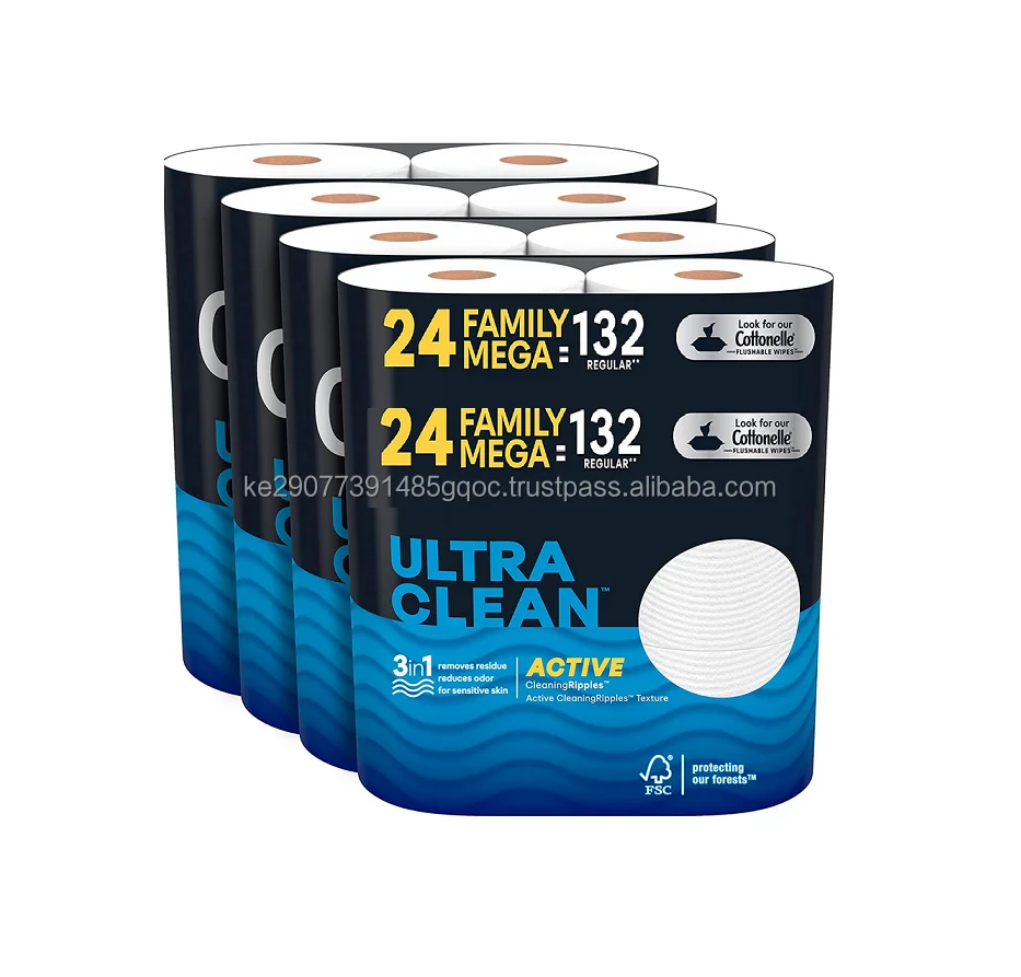 Clean Family Quicksize Paper Towels White 8 Family Rolls 20 Regular