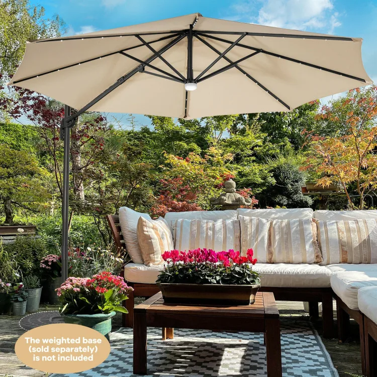 Costway Official 25 Days Arrivetop Grade 10 Feet 28led Lighted