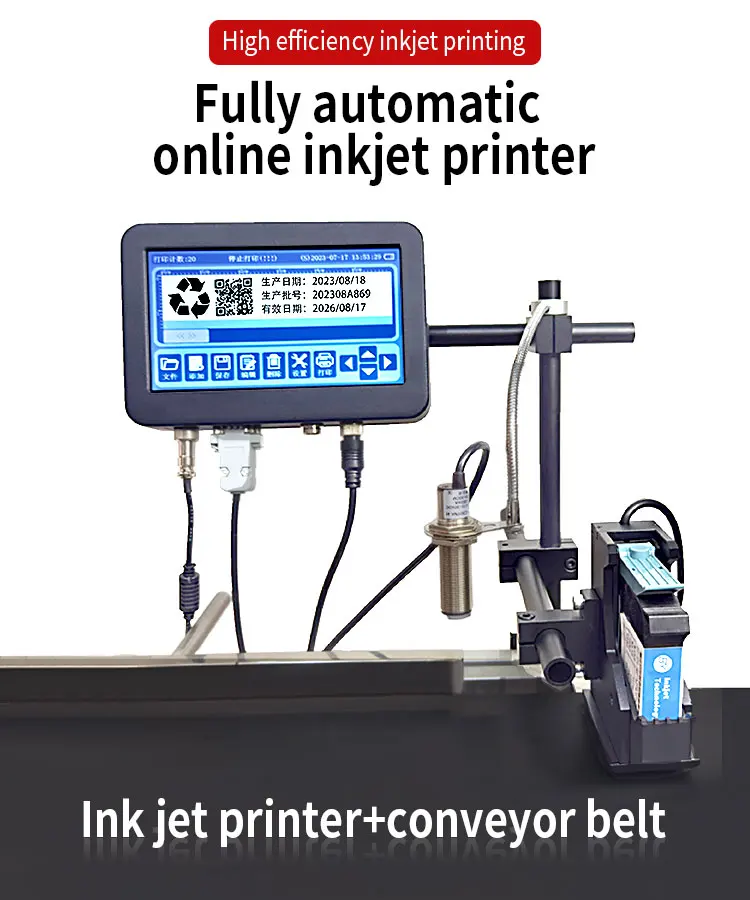 Multi Language QR Barcode Batch Expire Date Code Online Tij Inkjet ...