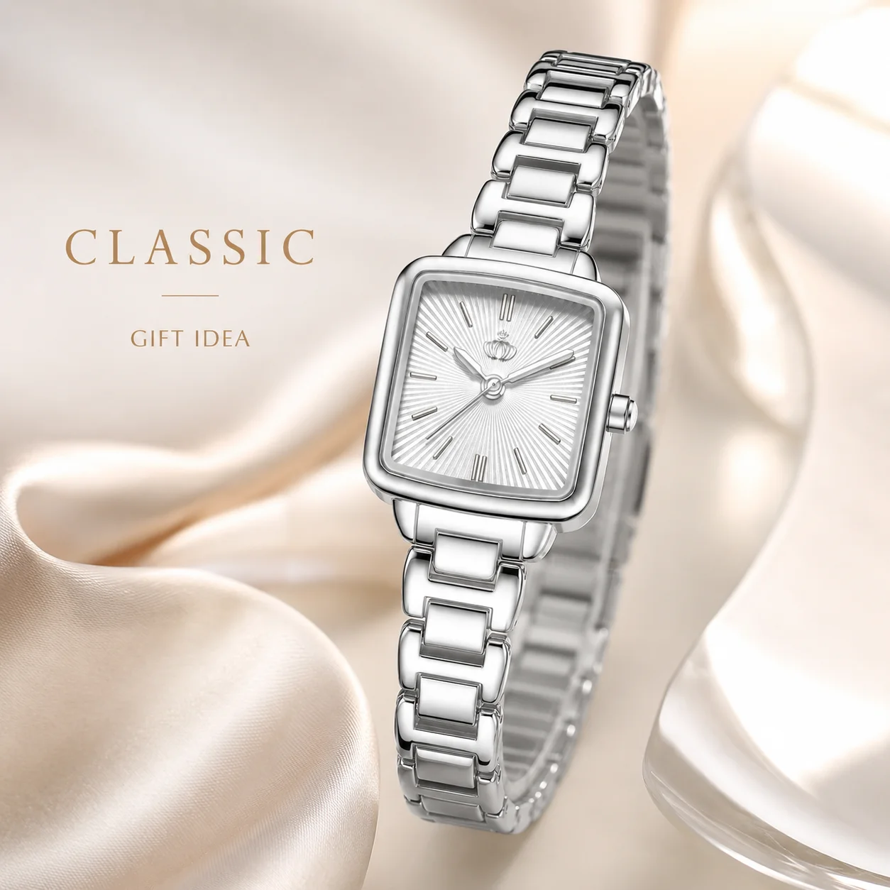 Top Selling Multi Color Dial Watch With Italian Modular Charm Bracelet Stainless Steel Wholesale
