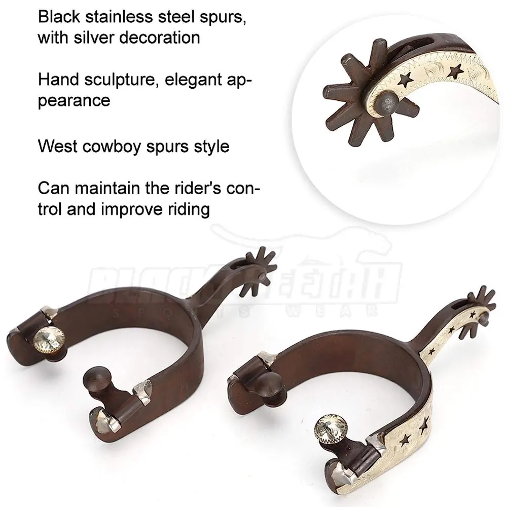 New Design Stainless Steel Horse Riding Spurs Equine Riding Spurs For ...