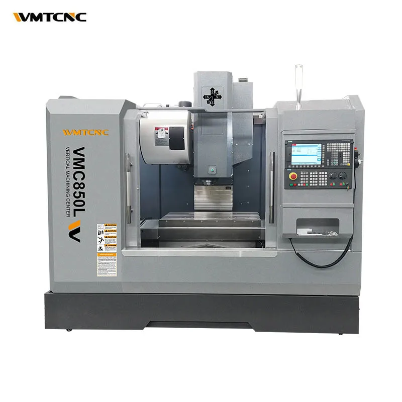 WMTCNC VMC850 Metal 5 Axis CNC Vertical Machining Center VMC850L Milling Machine for Sale in China