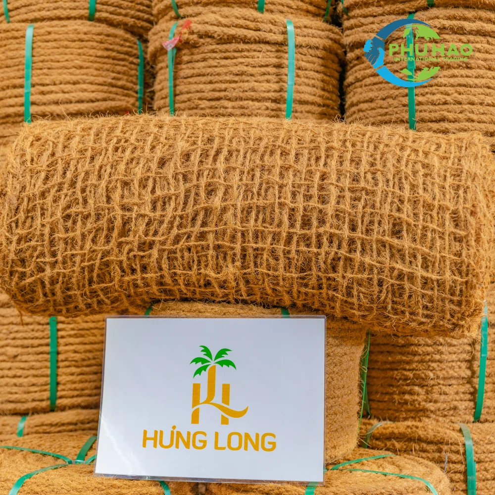 Export Coconut Coir Net: 100% Coconut Fiber Material With High Quality ...