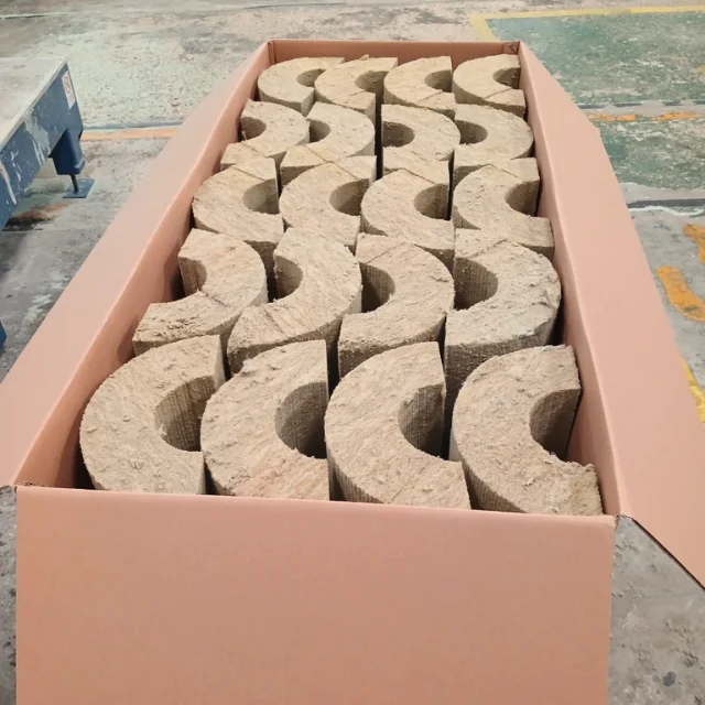 Autodesk CNC Cut AutoCad Fabricated Size Mineral Wool Heat Insulation Materials Insulation Materials 110kg/m3 Density Rockwool