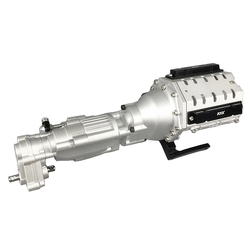 KYX SCX10 II V8 Engine 2 Speed Gearbox W/ Skid Plate 36mm Motor - Foto 6