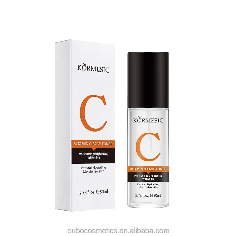 OEM Private Label100ML Skin Care Facial Toner Vitamin C Bright Moisturizing Whitening VC Face Care Toner