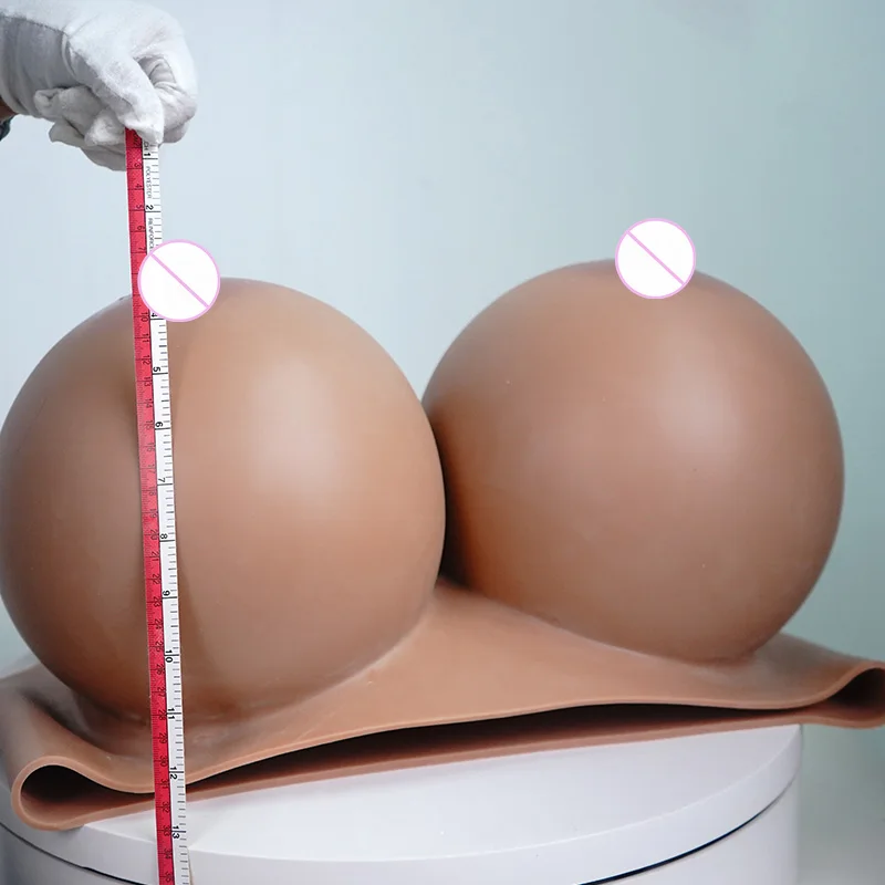 Pure Silicone Is Really Soft Artificial Cosplay Fake Breasts Super Huge Big Boobs Silicon Boobs for Men Crossdress