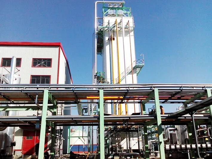 ASME Economical Cryogenic/Distillation Separation LNG Plant Methane-rich/Methanol/Ammonia Exhausted Gas Generator 99.5% Recovery