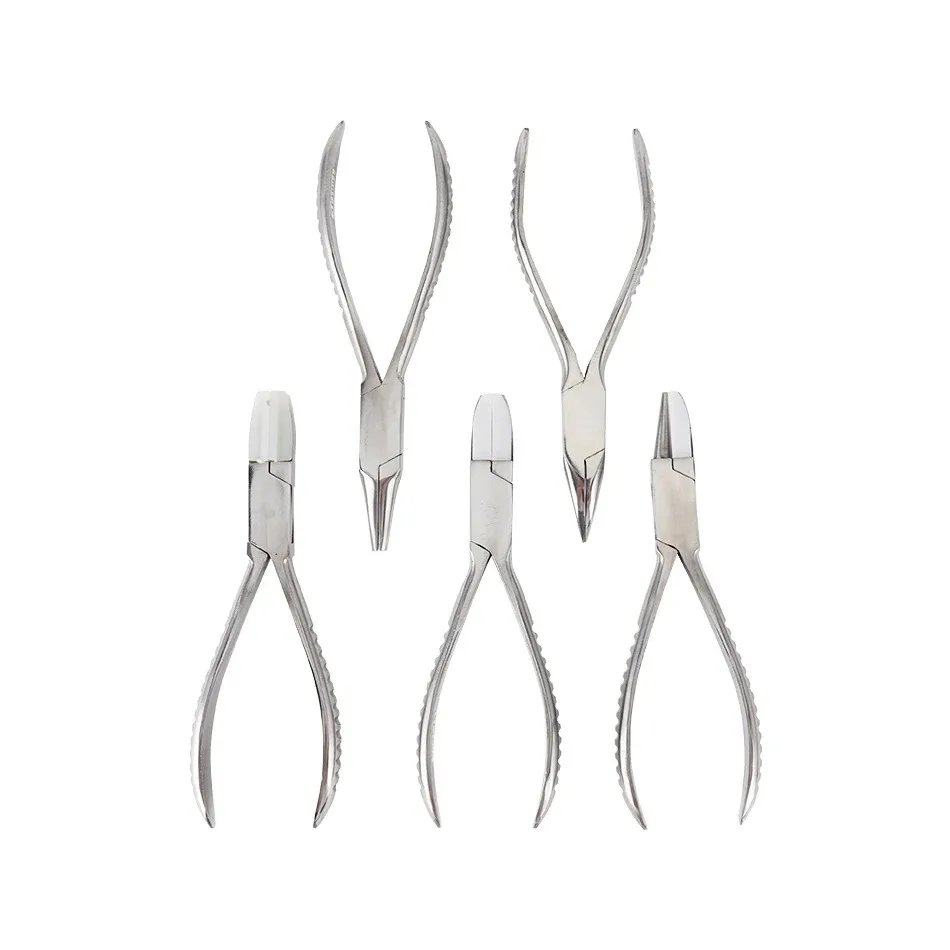 Wholesales Eyeglasses Plier Set Nose Pad Temple Bridge Frame Adjusting Optical Frame Glasses Repair Hand Tool Kit SD012