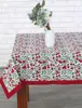Deep Ruby Red, Emerald and Olive Green on White
