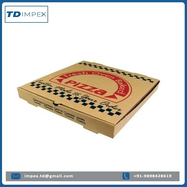 Wholesale Custom 6\7\8\9\10\12\16 "thickened Kraft Paper Corrugated Unprinted Pizza Box Pizza