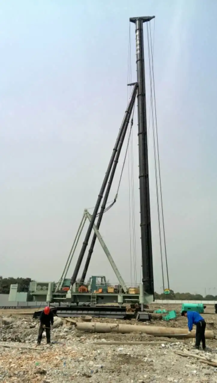 SMW METHOD THREE SHAFTS SOIL MXING DRILL RIG Manufacturers and Factory ...