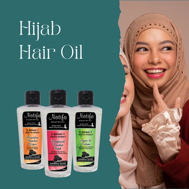 Natifa Hijab Hair Serum_segar Dan Volum_fresh Voluminous Hair (muslim ...