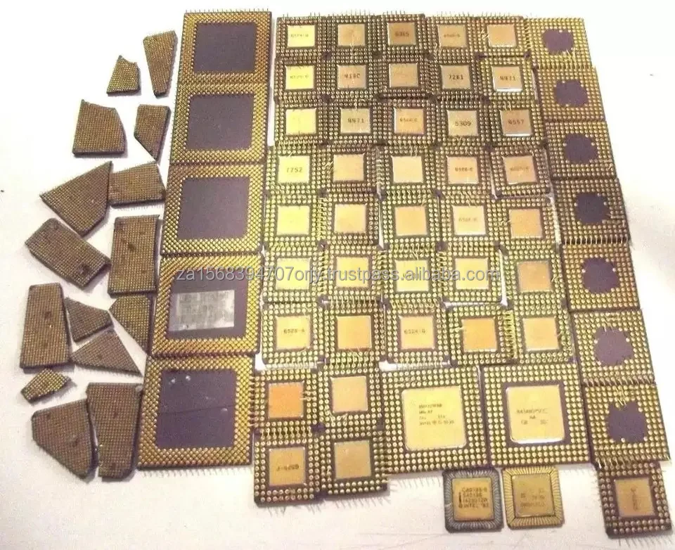 CPU Gold Plated Fingers Scrap - High Grade Recycling