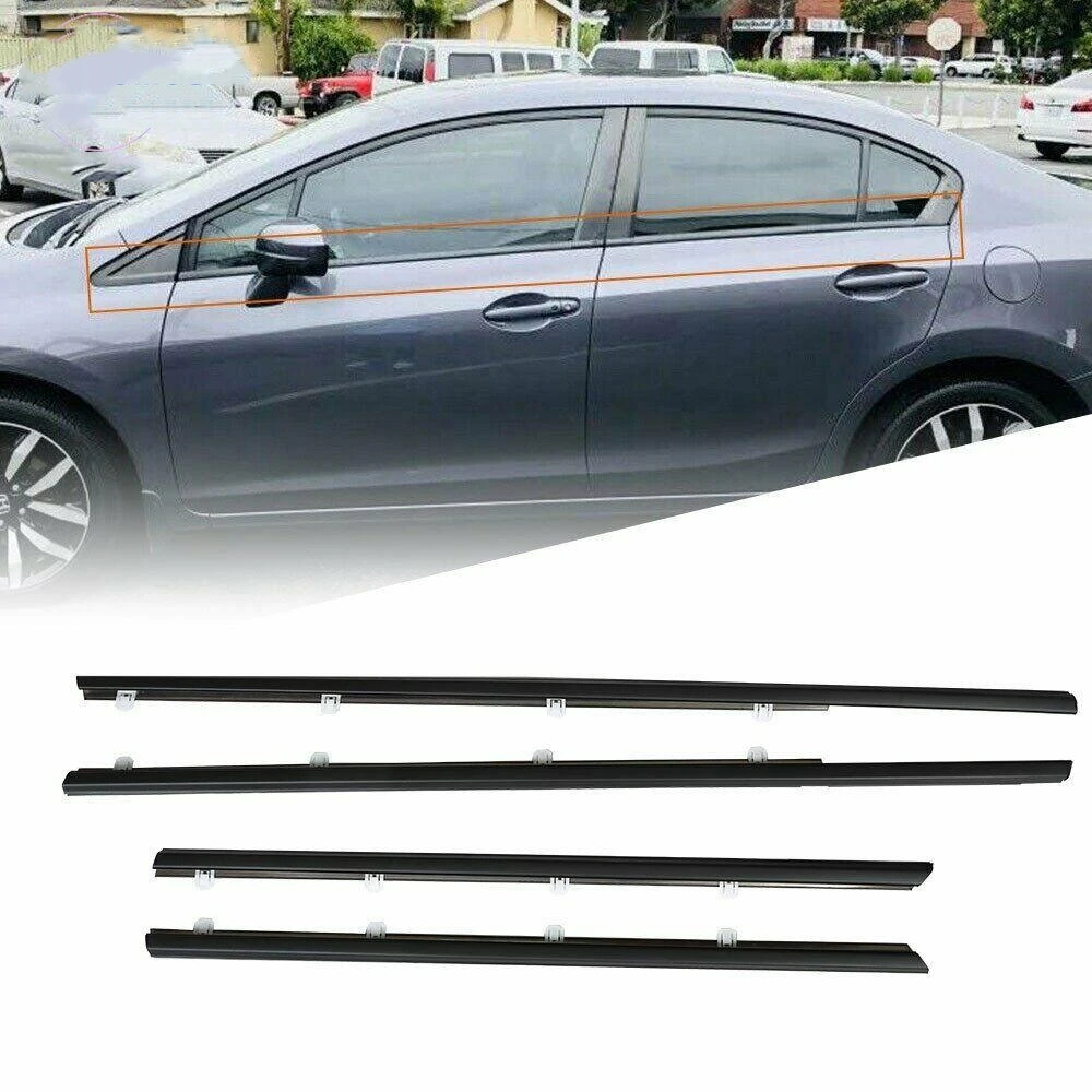 Car Seal Belt Window Moulding Trim For Hondacivic 20122015 72410 Buy