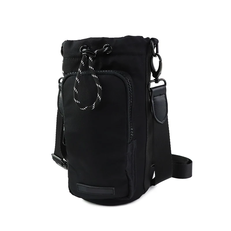 Borsa a Tracolla in Nylon con Coulisse, Personalizzata con Logo, Termica in Alluminio, Porta Bottiglia Sportiva