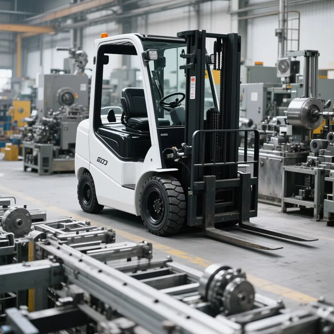 Brand-New 1 Ton Electric Forklift with 60v Lithium Batteries for Export