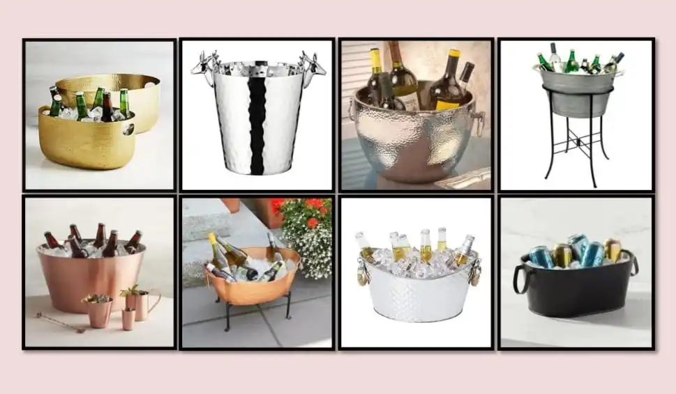 Antique Design Stainless Steel Wine Bucket Greatest Quality Hammered