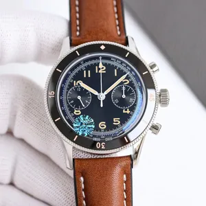 2026 New High-quality Business Retro Men's Mechanical Watch Classic Chronograph Luminous Waterproof Automatic Luxury Brand Watch