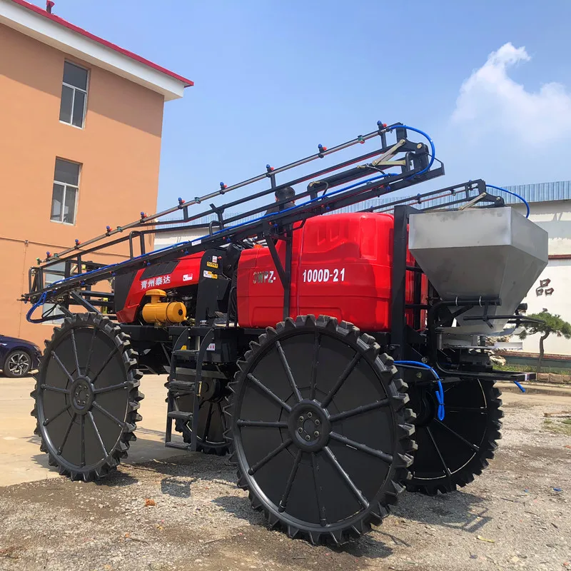 Spreader Sprayer Tractor with 600L Fertilizer Spreader, Chicken, Cattle and Sheep Manure Spreader Machine