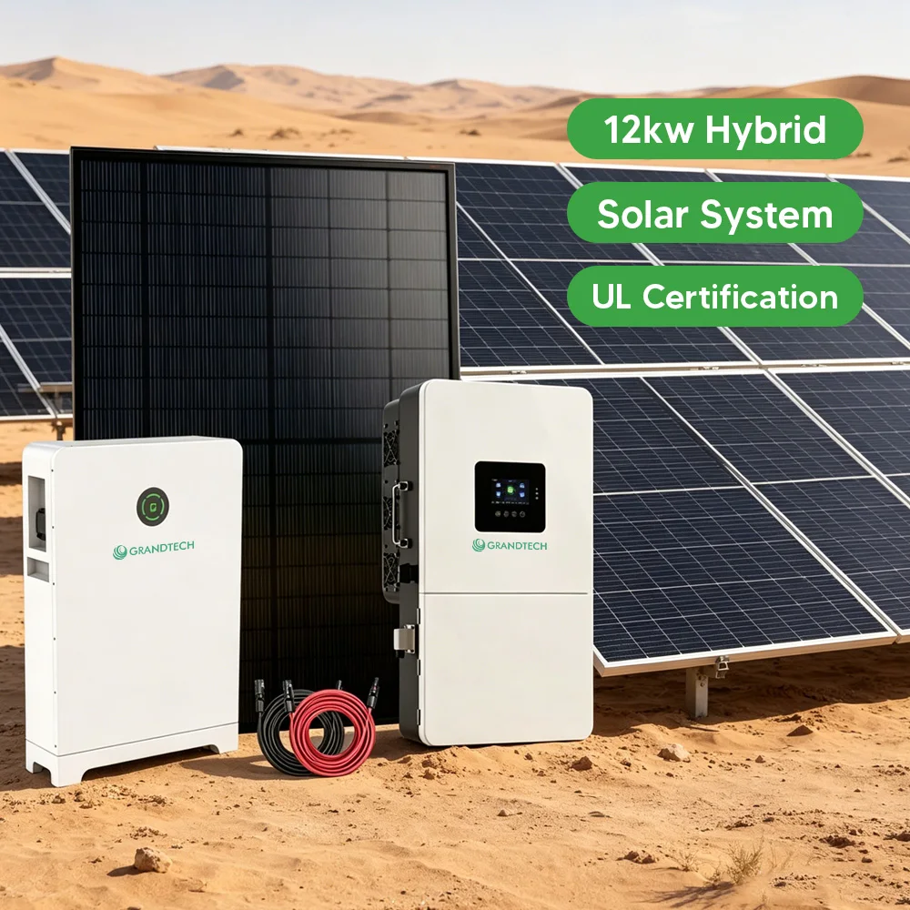 System Energi Haul Cynlluniadol OEM 8kW 5kW 10kW 12kW 20kW 30kW rhag y rhwydwaith â Chesail Lithiwm 48v