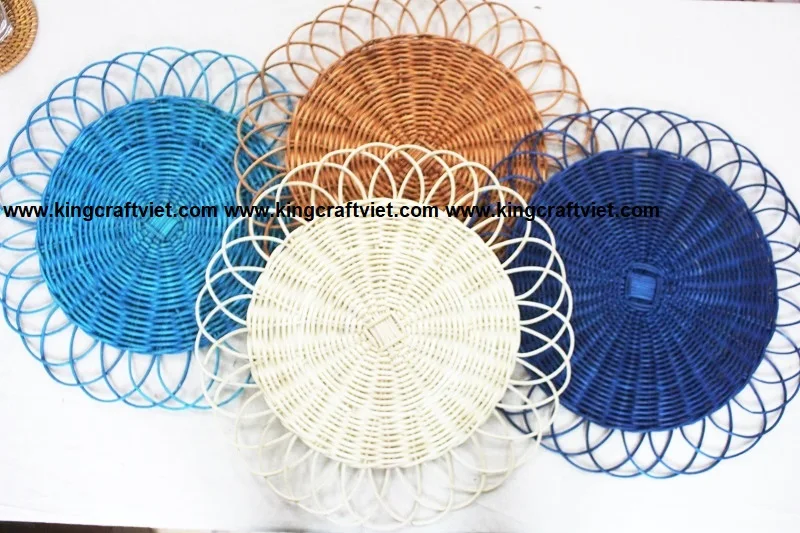 Oval Seagrass Tablemat Placemat & Napkin Ring Handmade Straw Placemats